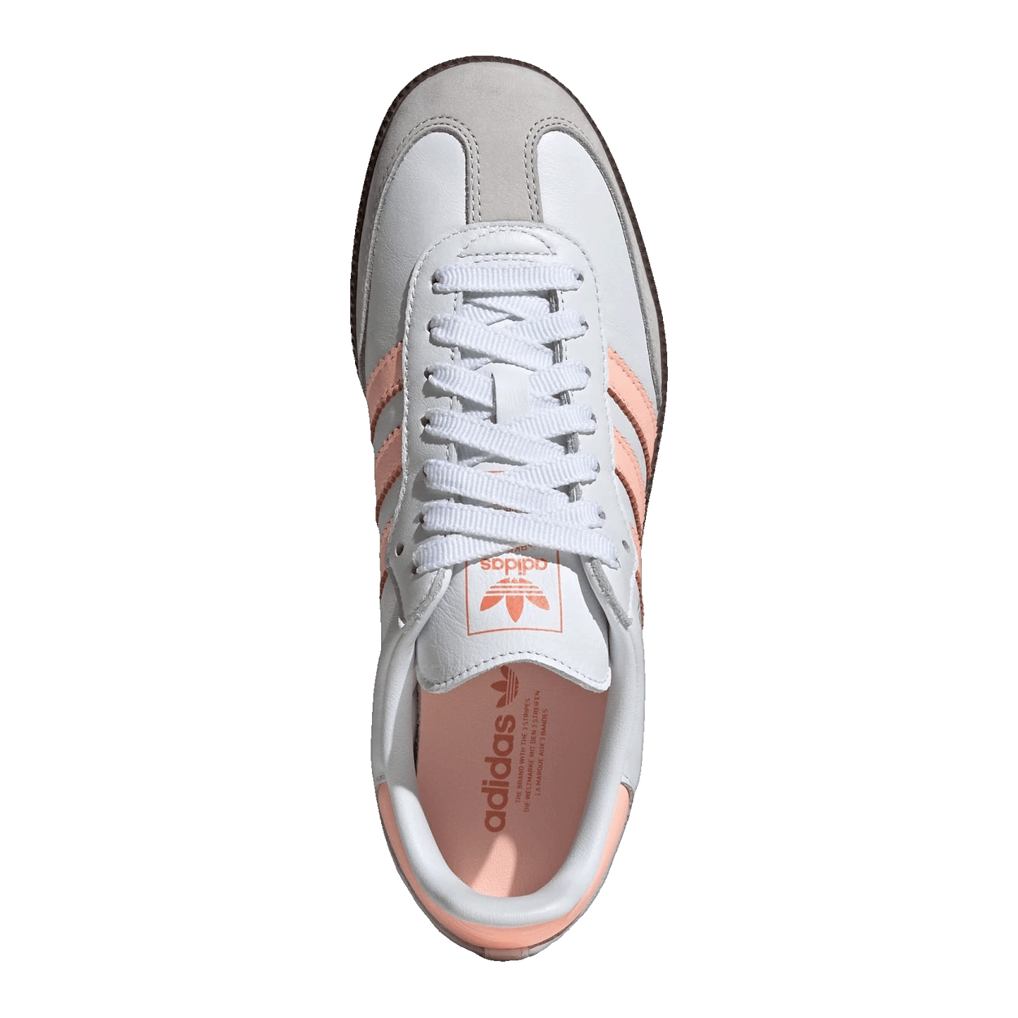 adidas Samba OG Cloud White Clear Orange Semi Coral (W) Oben JH5687