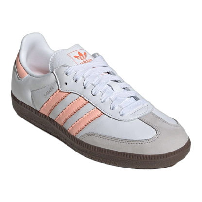 adidas Samba OG Cloud White Clear Orange Semi Coral (W) Side JH5687
