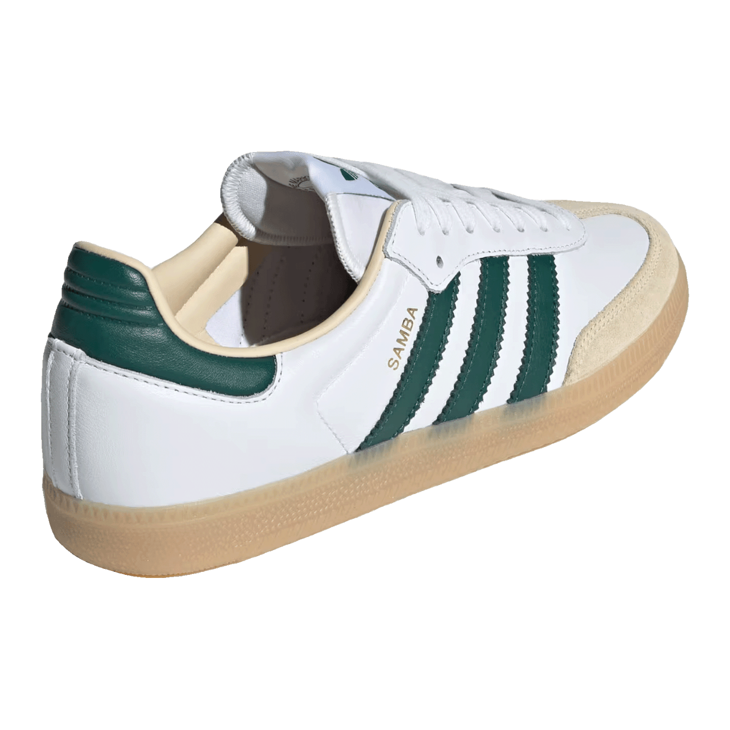 adidas Samba OG Cloud White Collegiate Green Gum Back