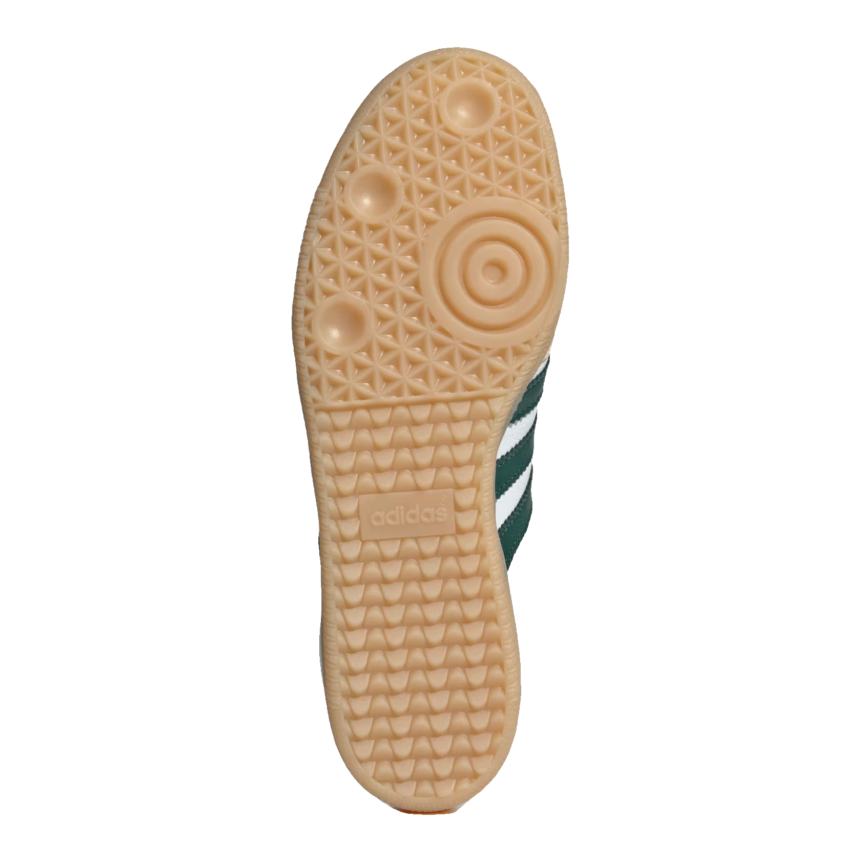 adidas Samba OG Cloud White Collegiate Green Gum Sohle