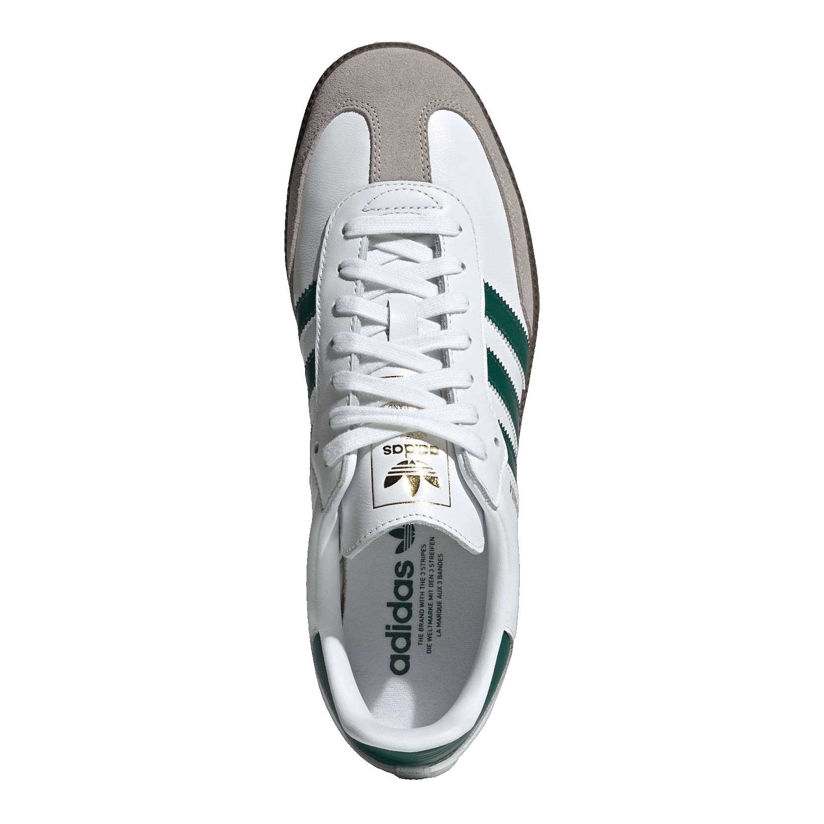 adidas Samba OG Cloud White Collegiate Green Oben JH8797