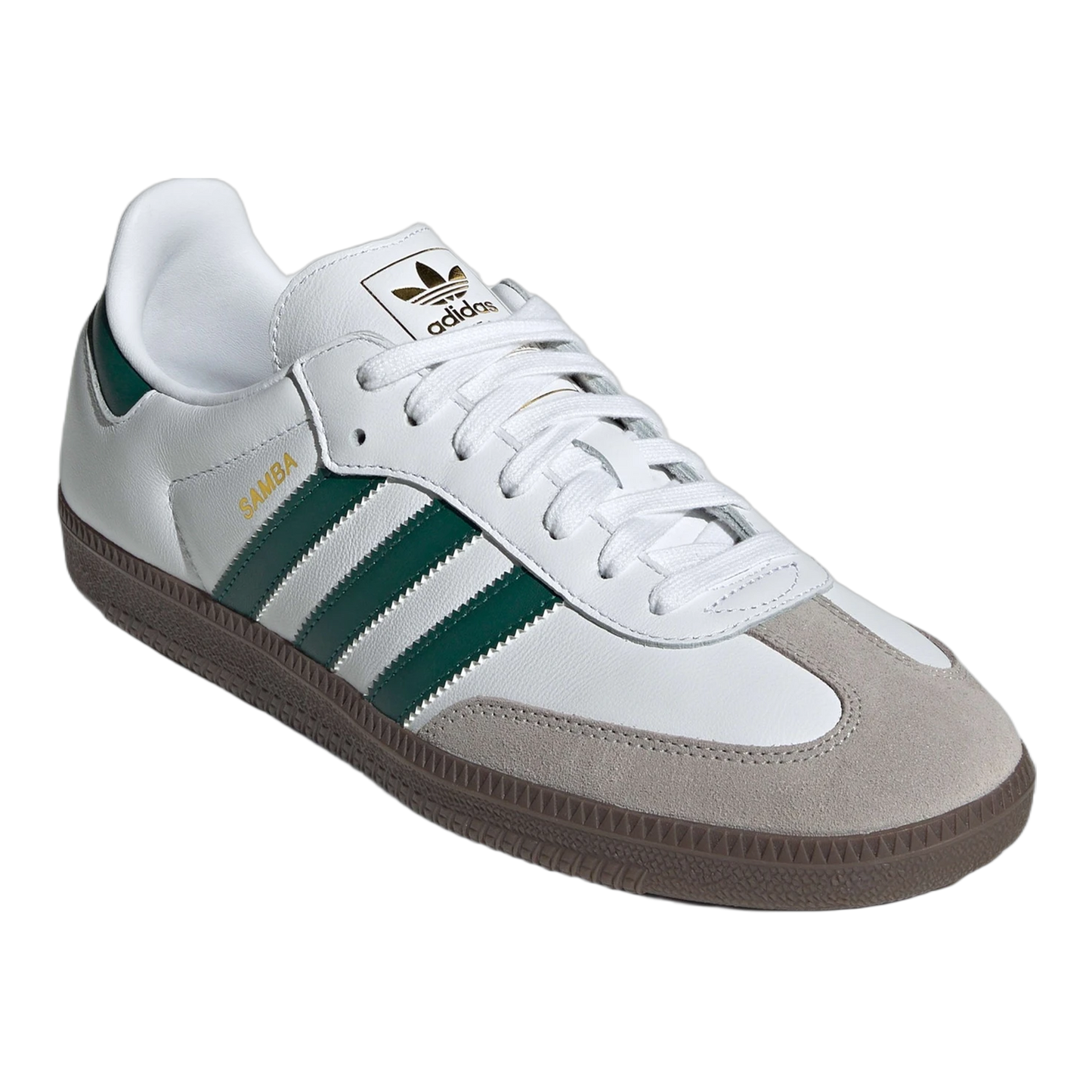 adidas Samba OG Cloud White Collegiate Green Side JH8797
