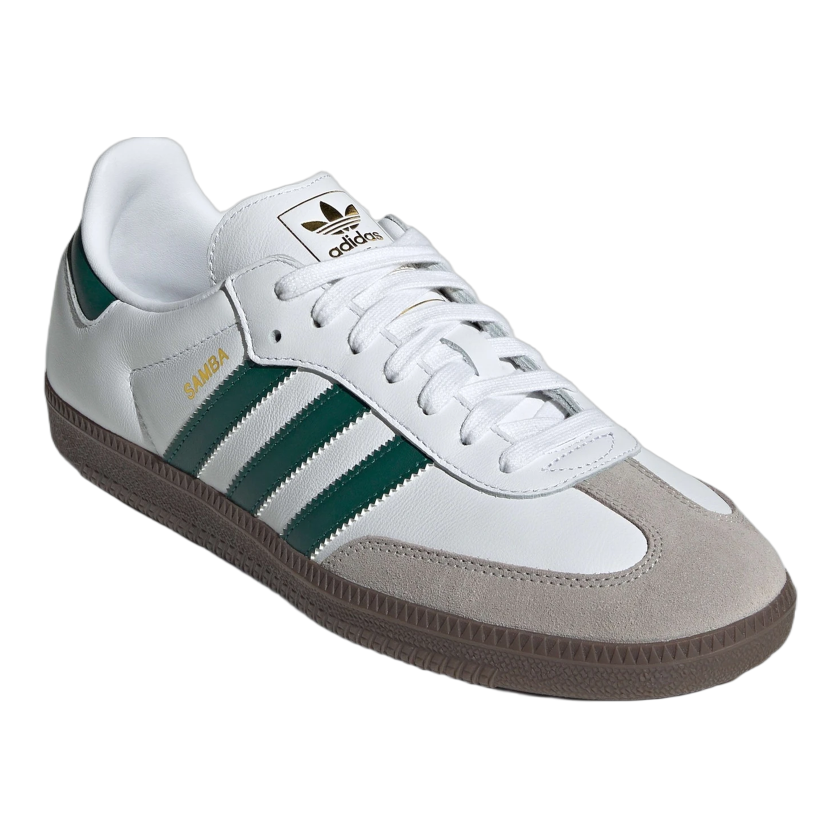 adidas Samba OG Cloud White Collegiate Green Side JH8797