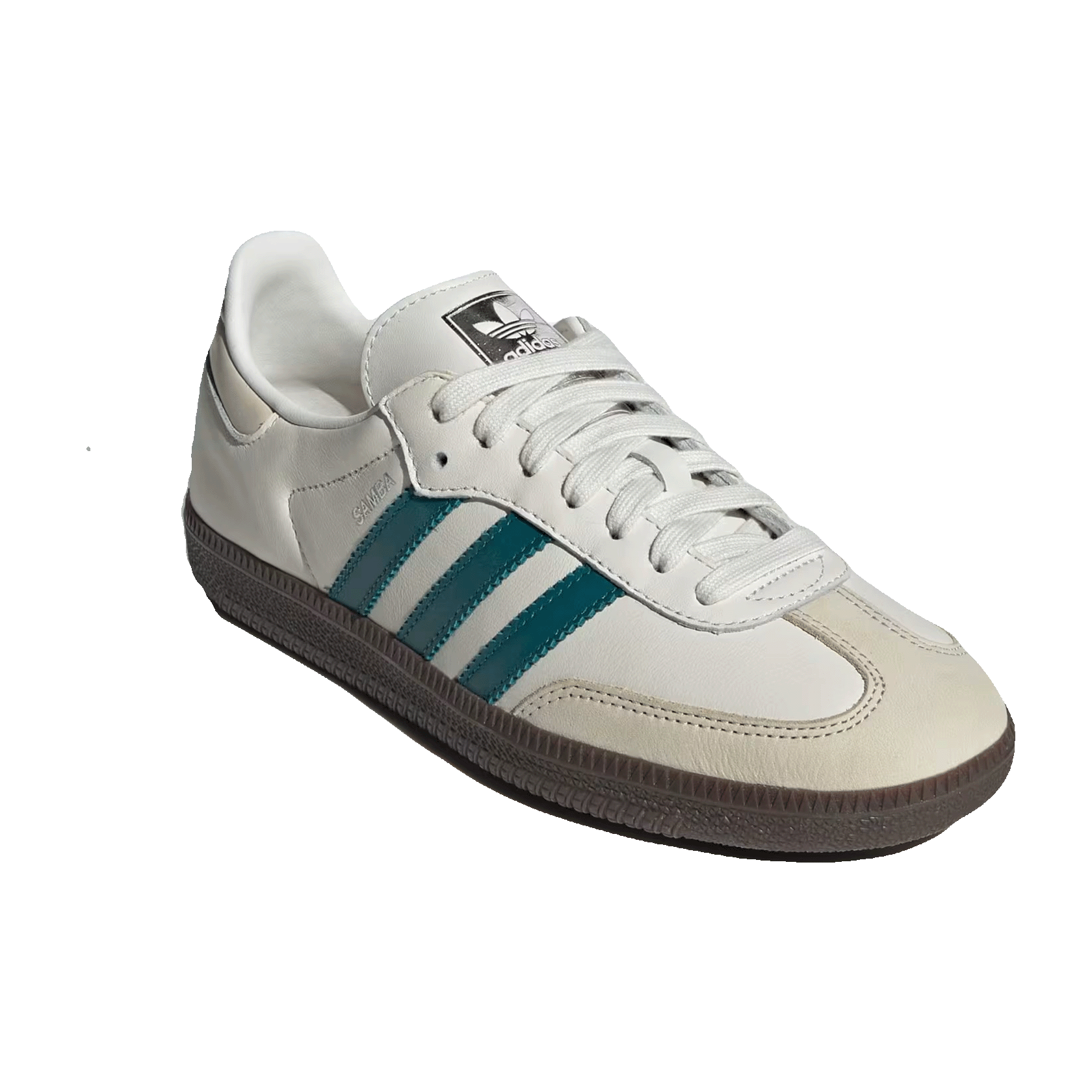 adidas Samba OG Cloud White Legacy Teal (W) Side