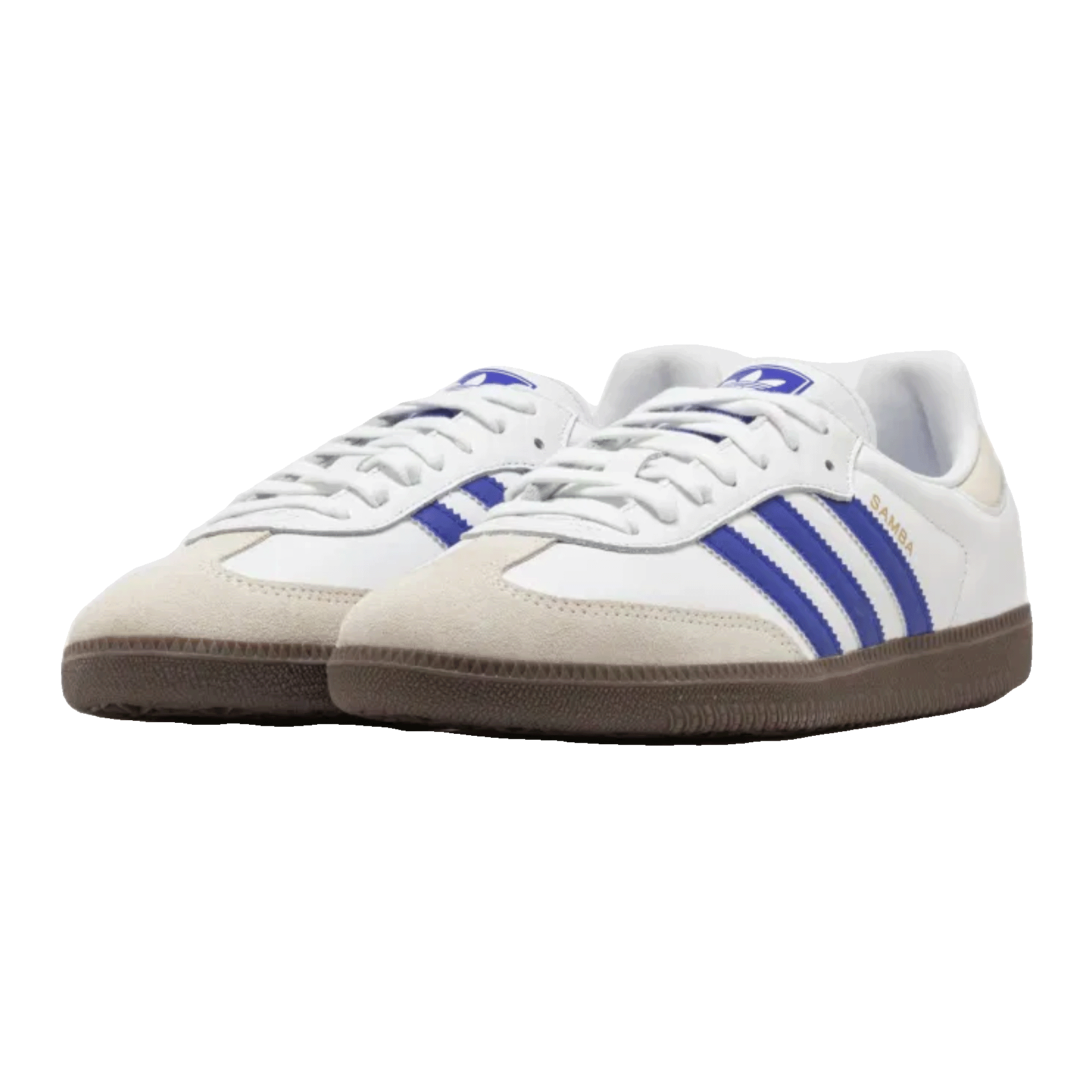 adidas Samba OG Cloud White Lucid Blue Side