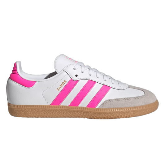 adidas Samba OG Cloud White Lucid Pink Gum (GS) JQ2831