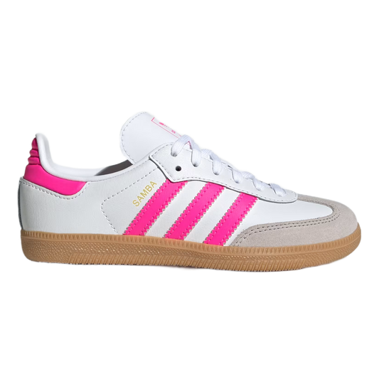 adidas Samba OG Cloud White Lucid Pink Gum (PS) JQ2827