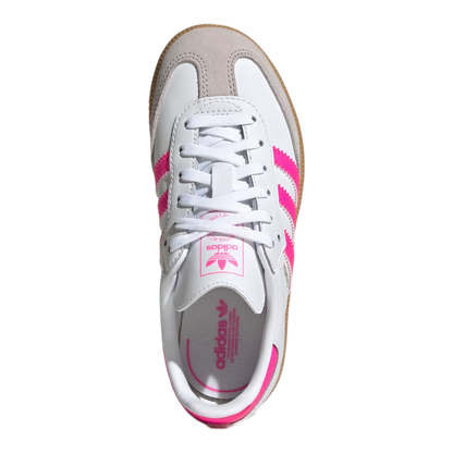 adidas Samba OG Cloud White Lucid Pink Gum (PS) Oben JQ2827