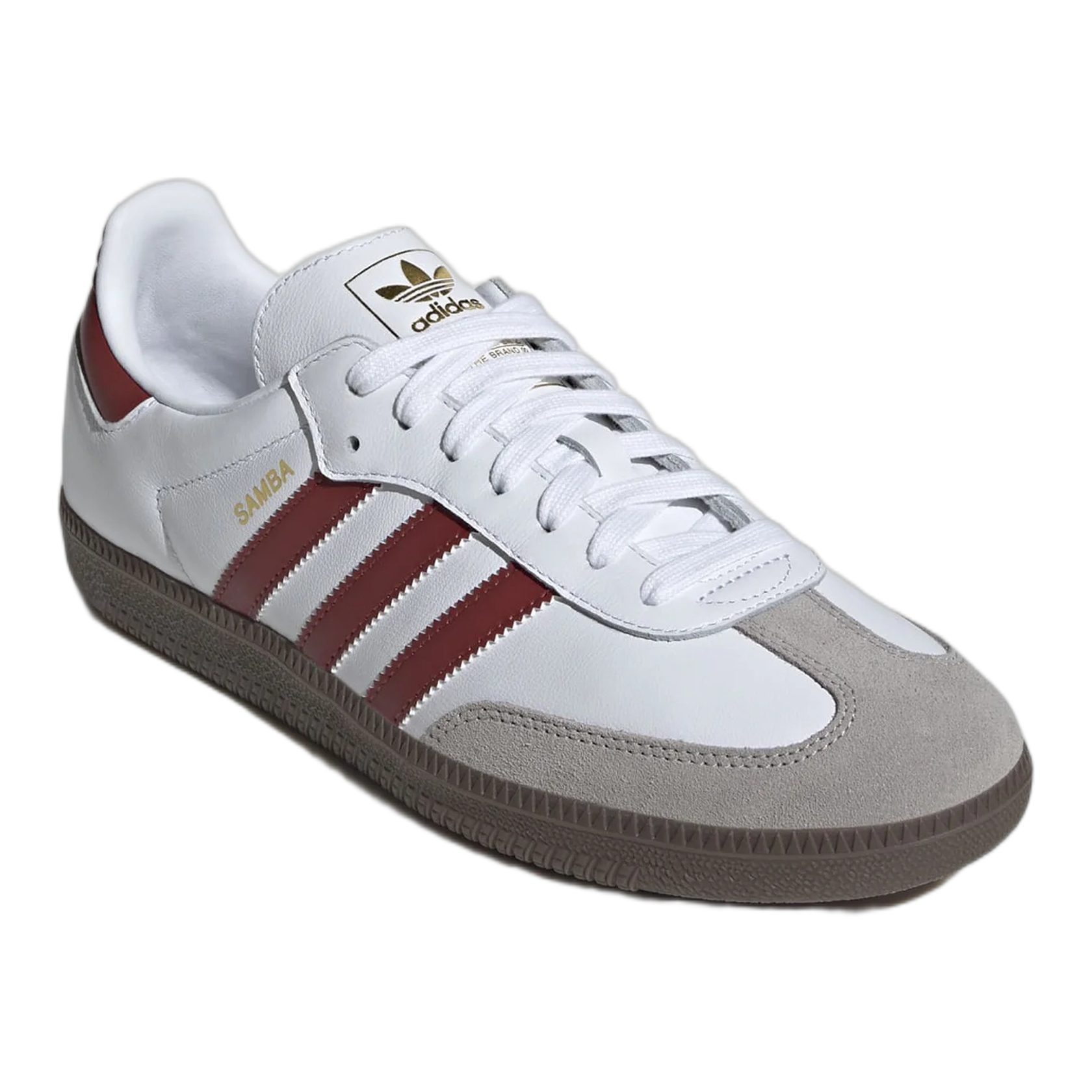 adidas Samba OG Cloud White Preloved Ruby Side JH8798