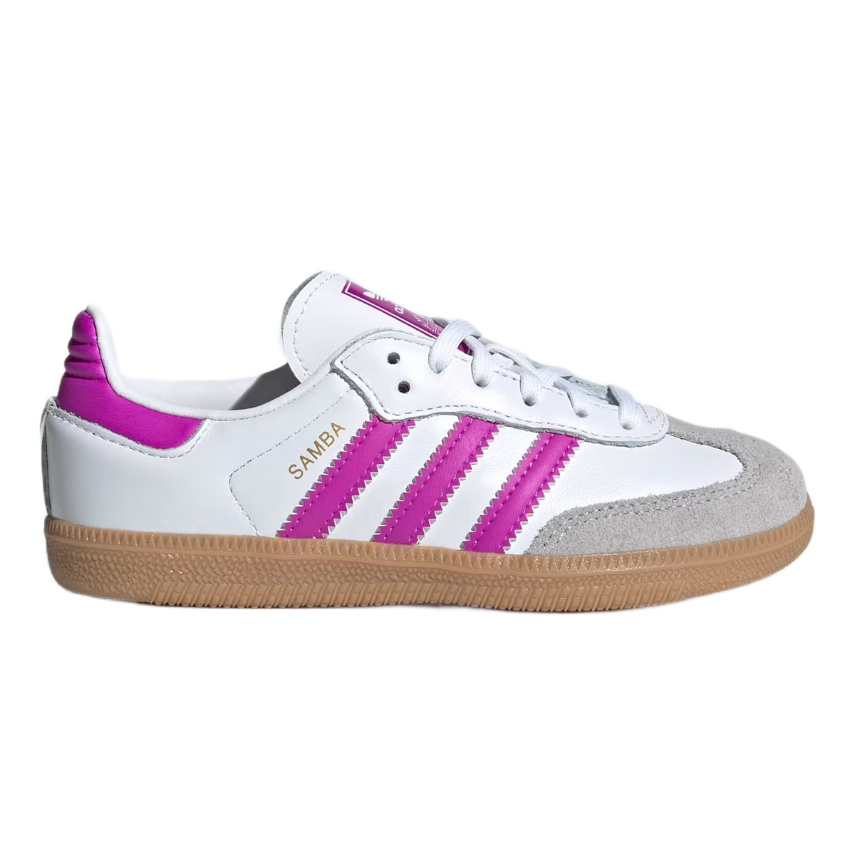 adidas Samba OG Cloud White Purple Burst Gum (PS) IE8848