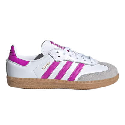 adidas Samba OG Cloud White Purple Burst Gum (PS) IE8848