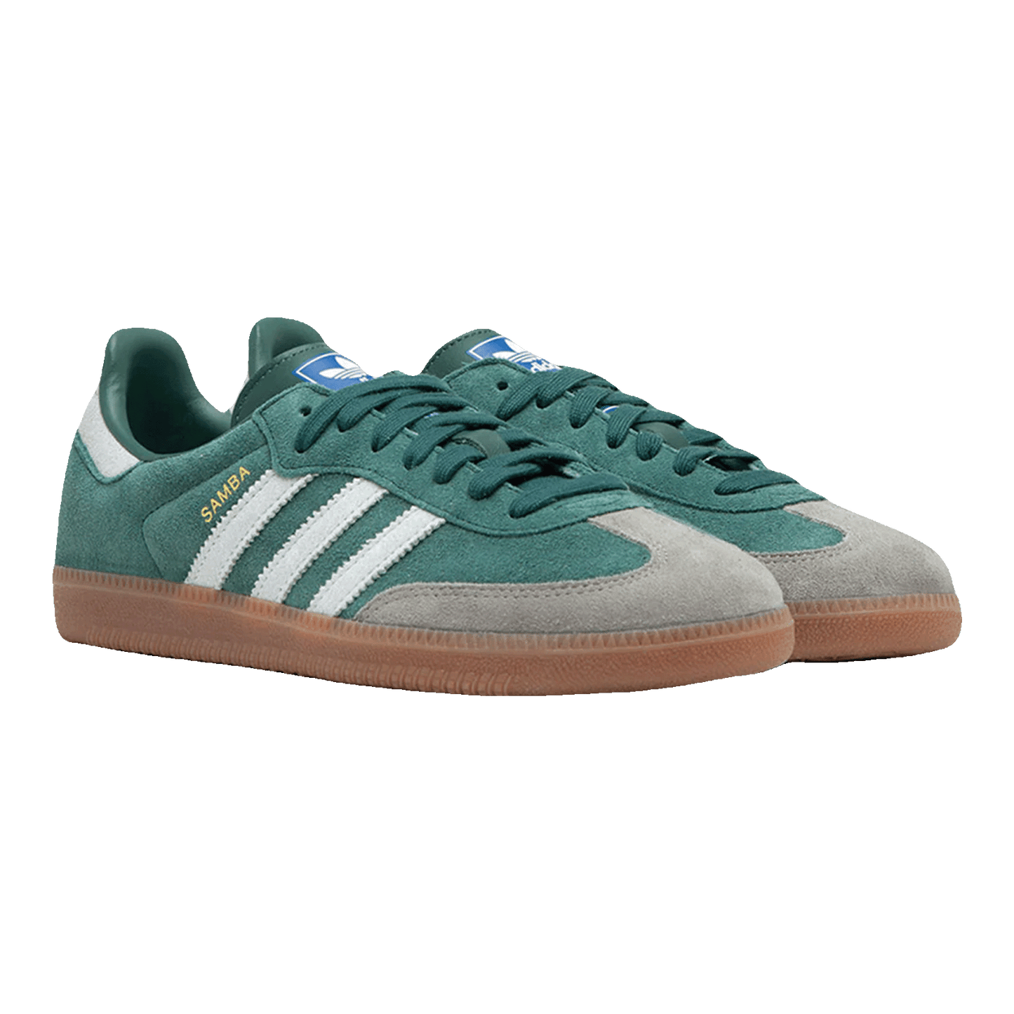adidas Samba OG Collegiate Green Gum Grey Toe Side