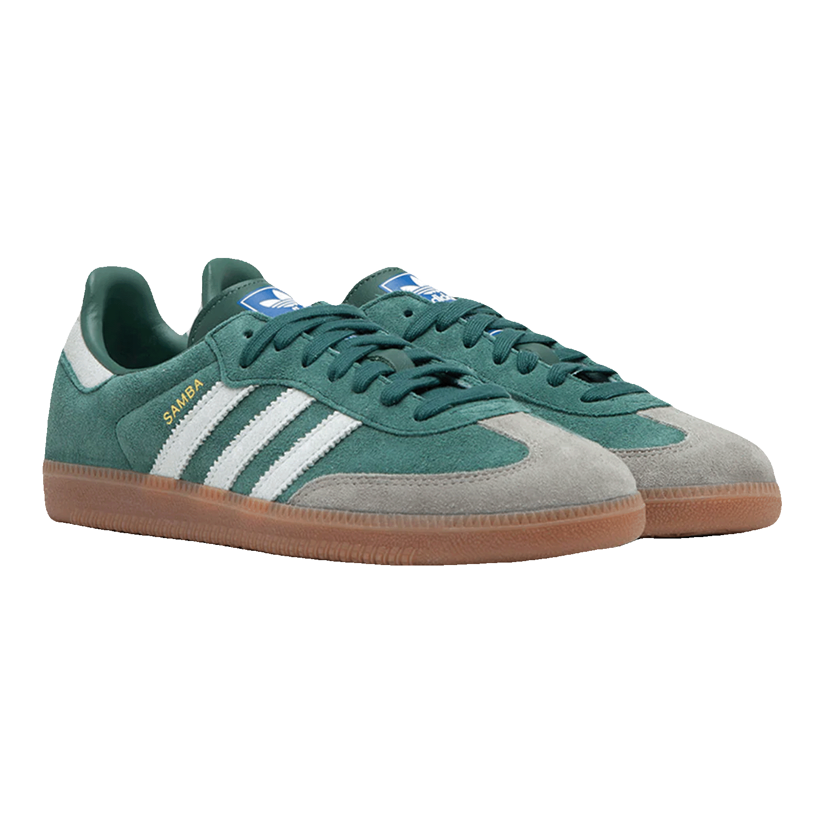 adidas Samba OG Collegiate Green Gum Grey Toe Side