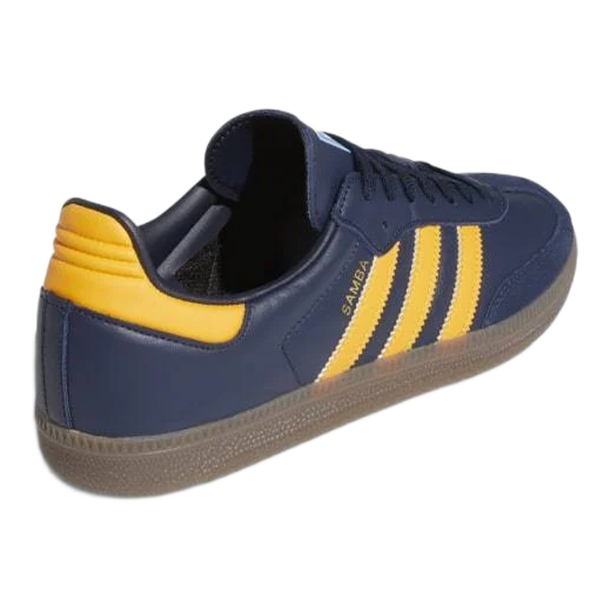 adidas Samba OG Collegiate Navy Gold Back EE5414