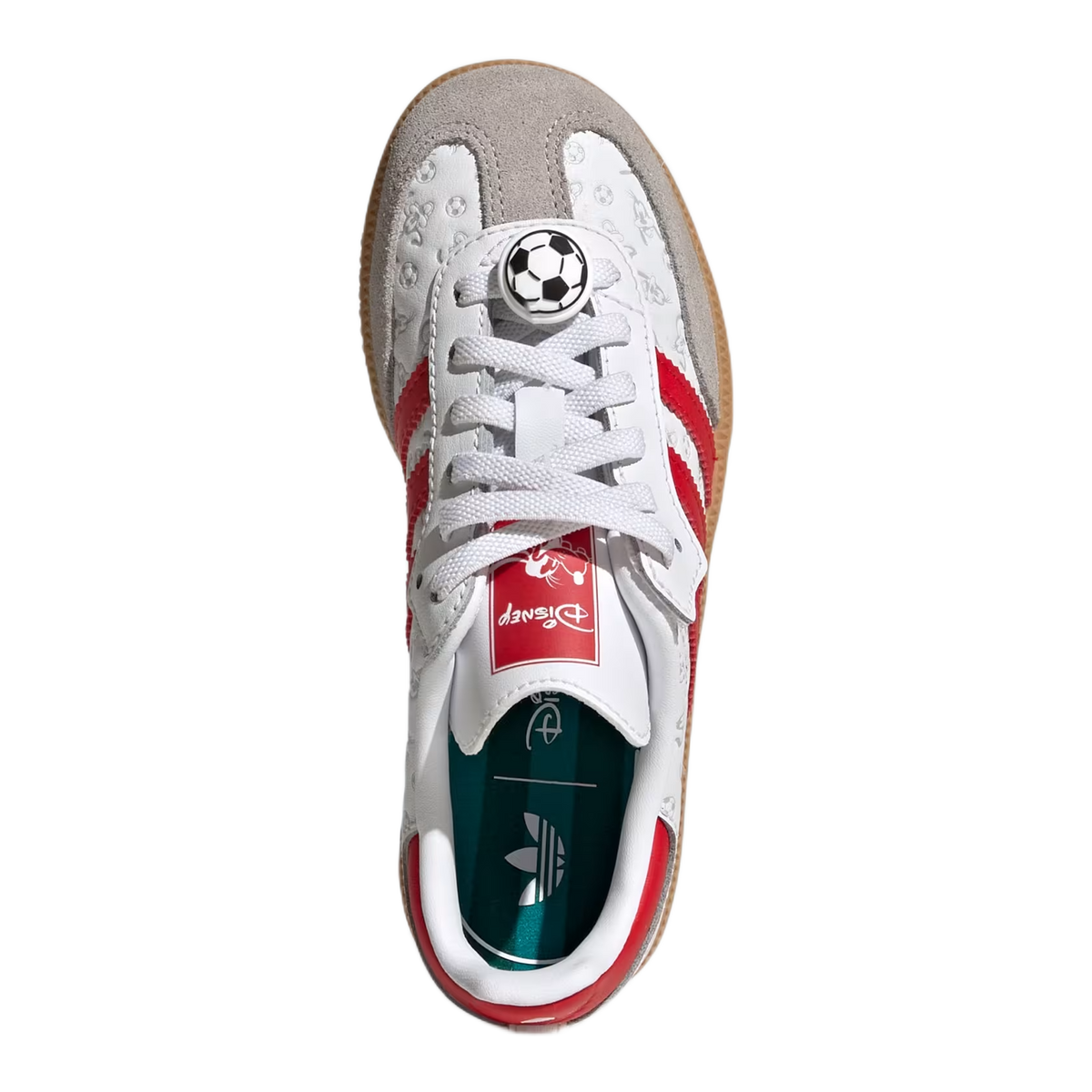 adidas Samba OG Comfort Closure Disney Goofy Soccer White Better Scarlet (PS) Oben IH1753