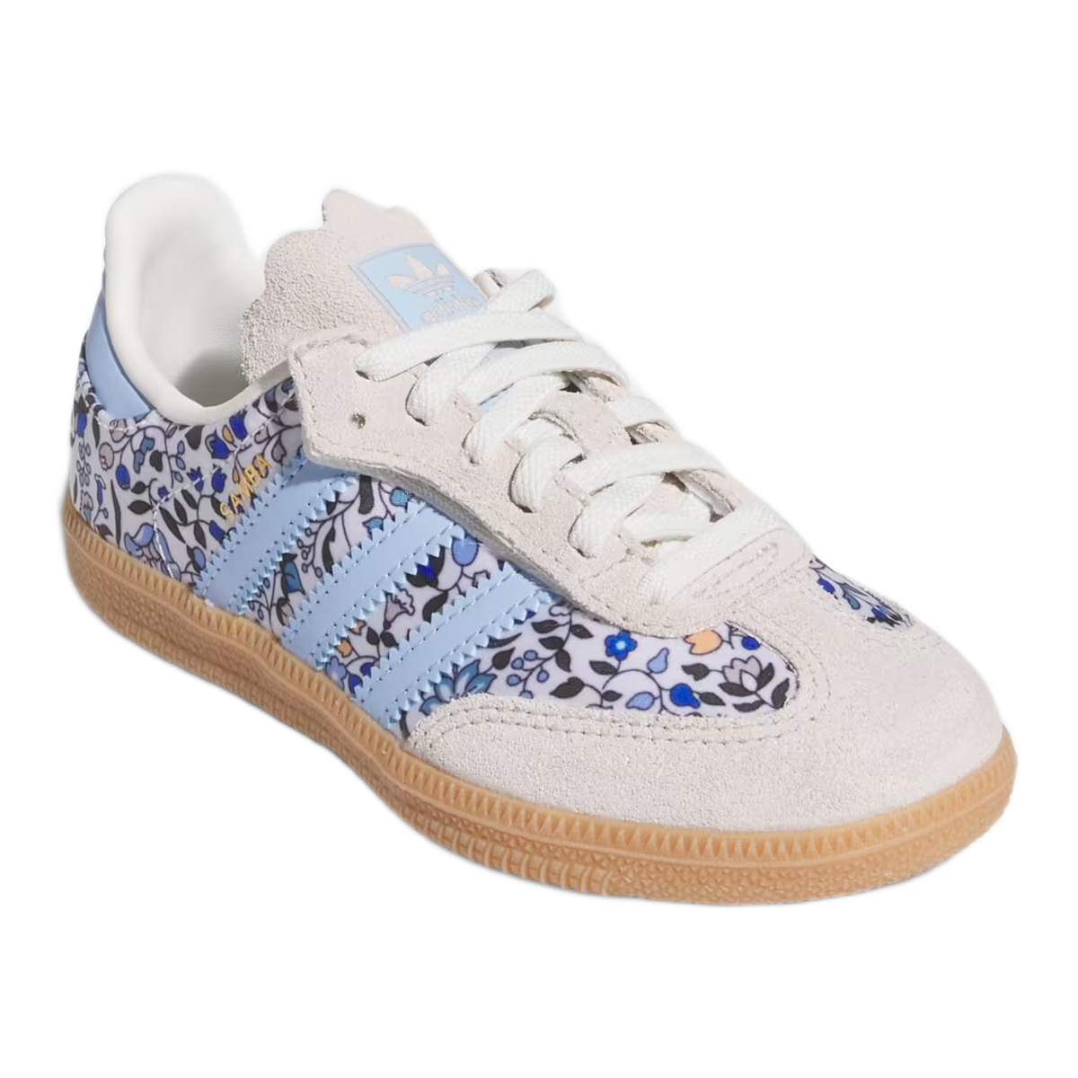 adidas Samba OG Comfort Closure Liberty London Blue Floral (PS) Side JP8079