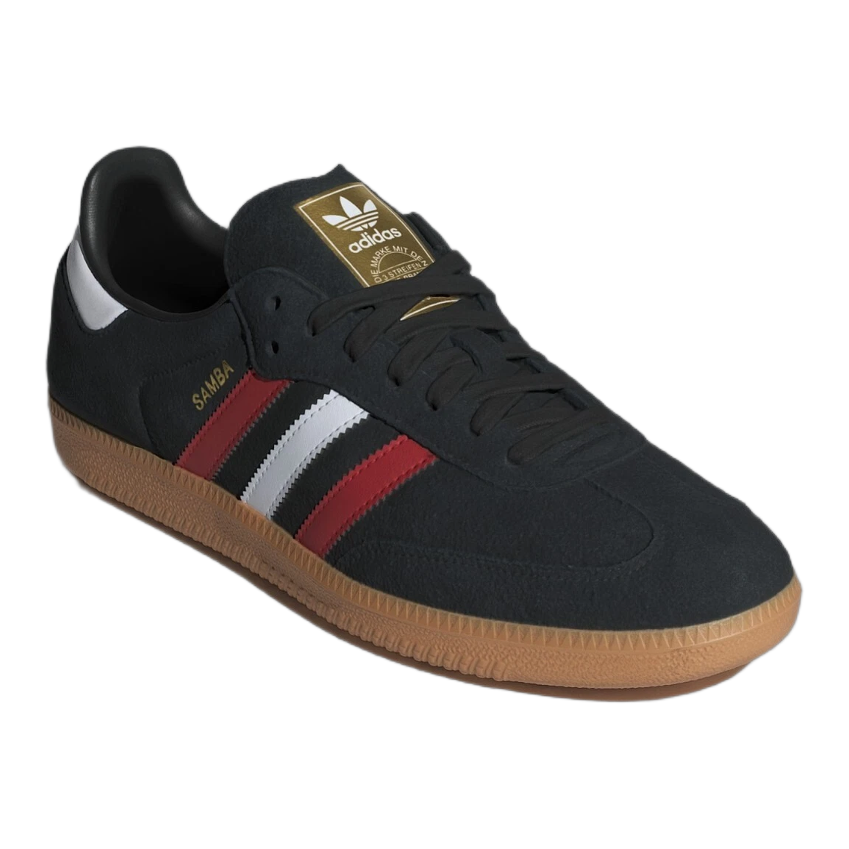 adidas Samba OG Core Black Better Scarlet Side IG1824
