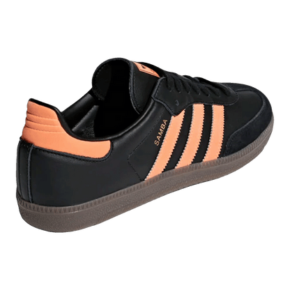 adidas Samba OG Core Black Hi Res Orange Back