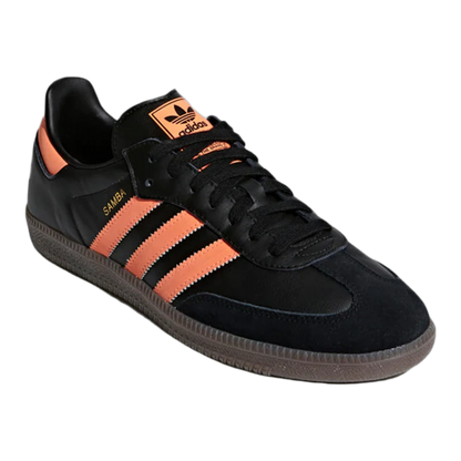 adidas Samba OG Core Black Hi Res Orange Side