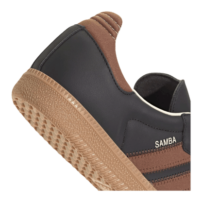 adidas Samba OG Core Black Preloved Brown Back
