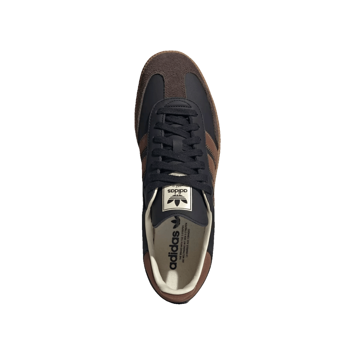 adidas Samba OG Core Black Preloved Brown Oben