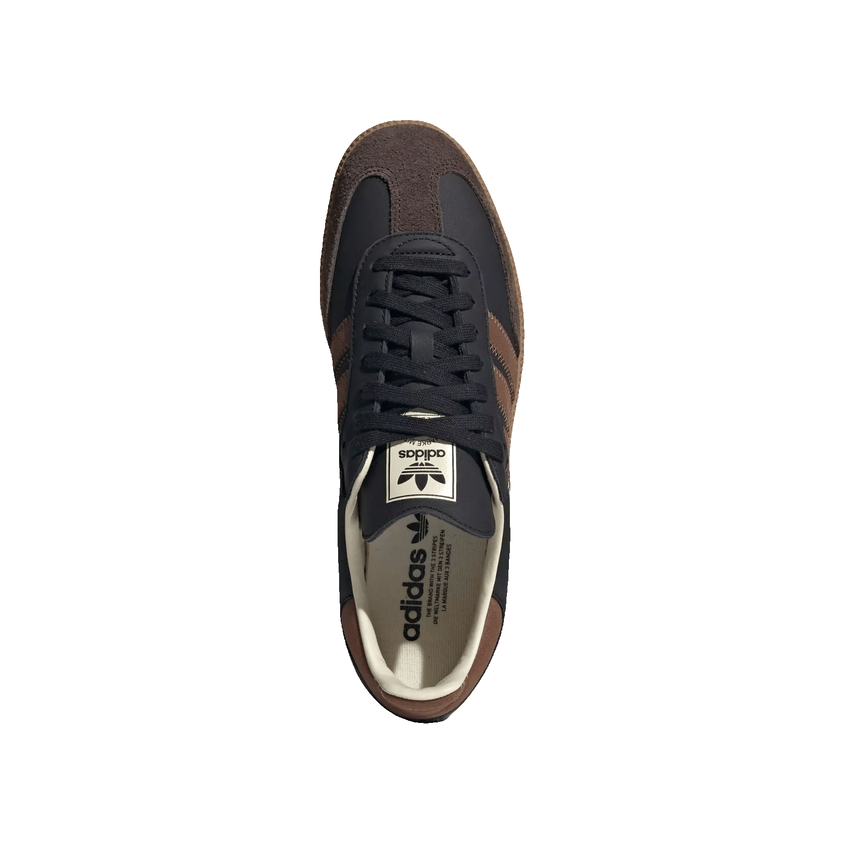 adidas Samba OG Core Black Preloved Brown Oben