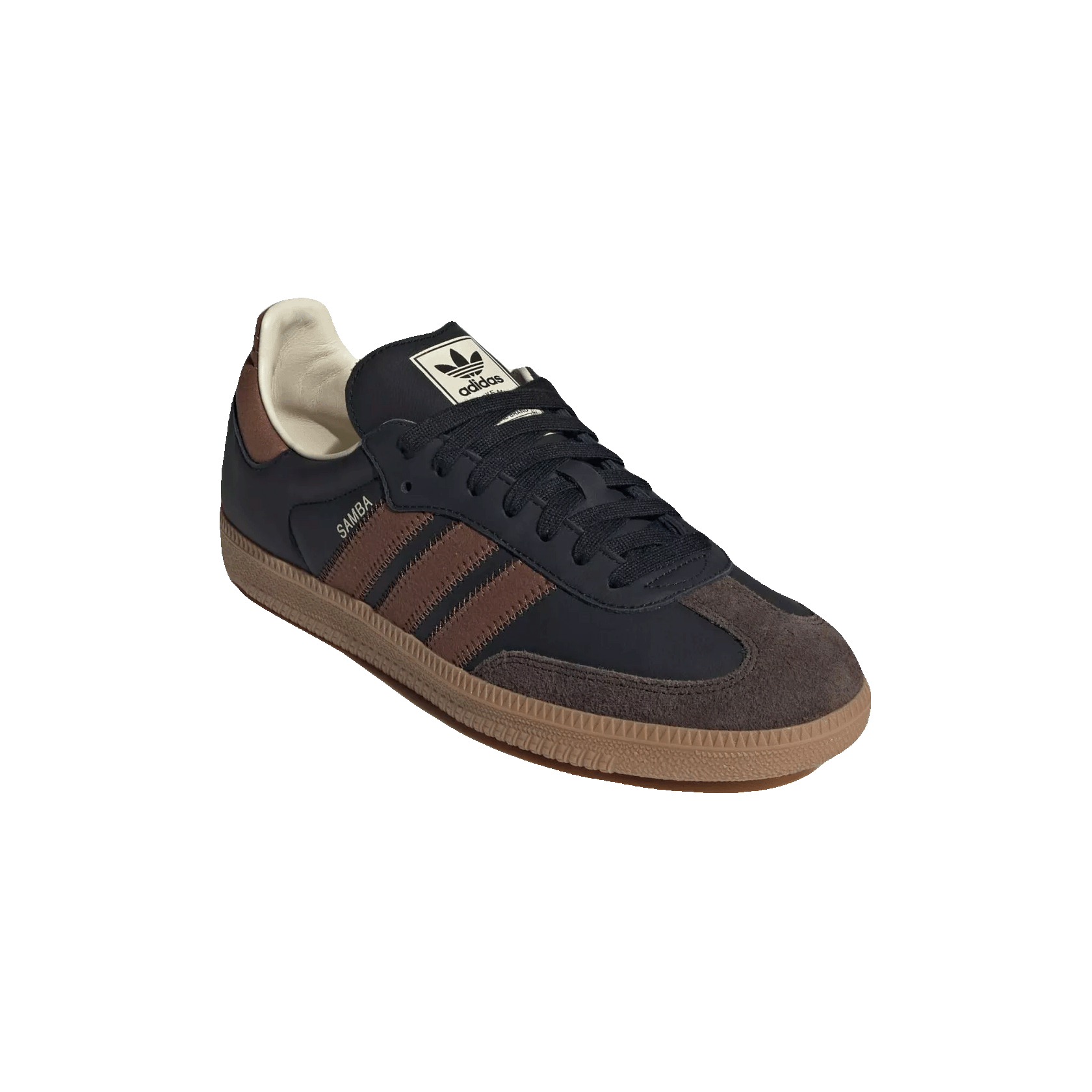 adidas Samba OG Core Black Preloved Brown Side