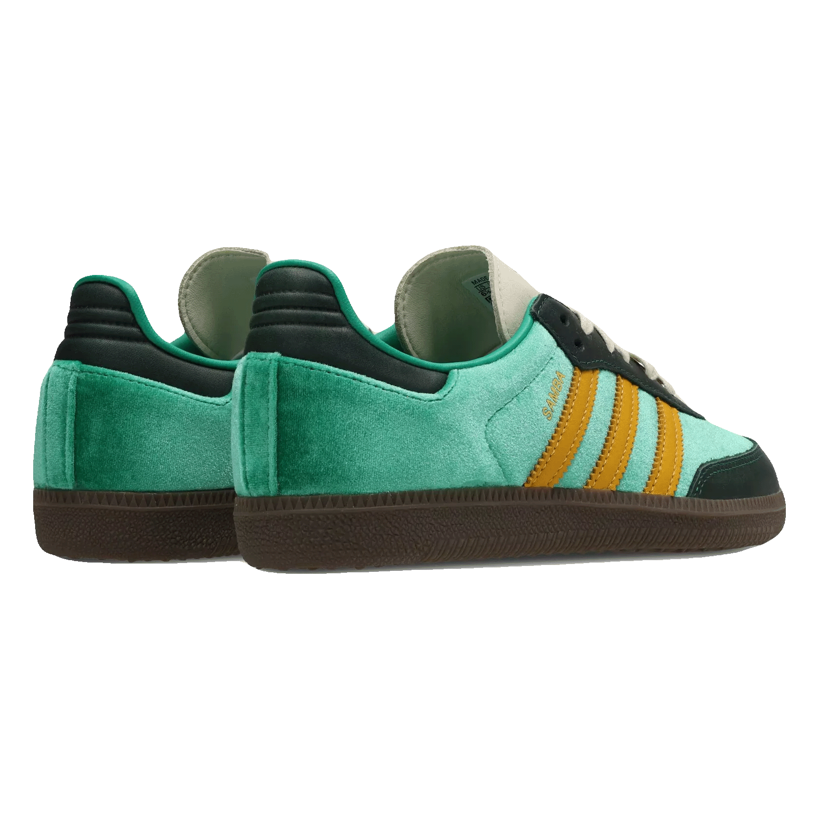 adidas Samba OG Court Green Preloved Yellow (W) Back