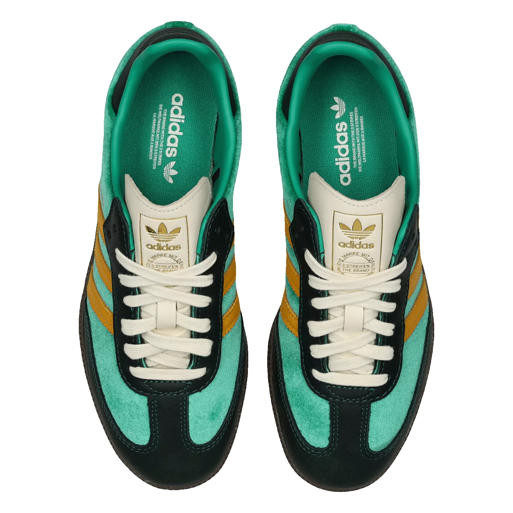 adidas Samba OG Court Green Preloved Yellow (W) Oben