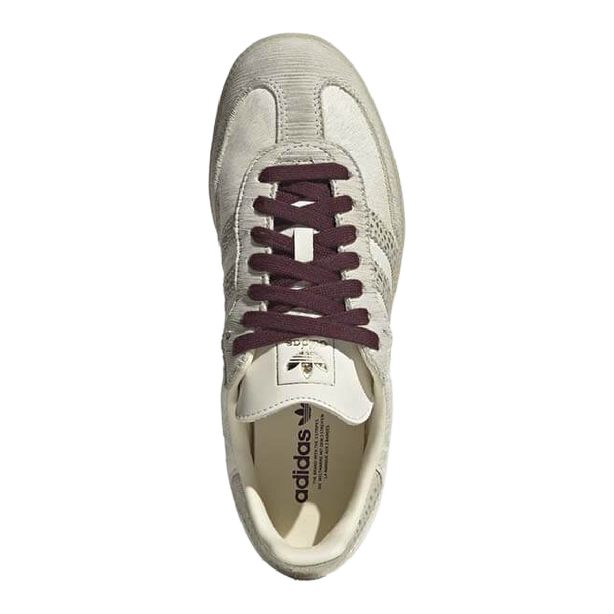 adidas Samba OG Cream White Maroon (W) Oben KI7234