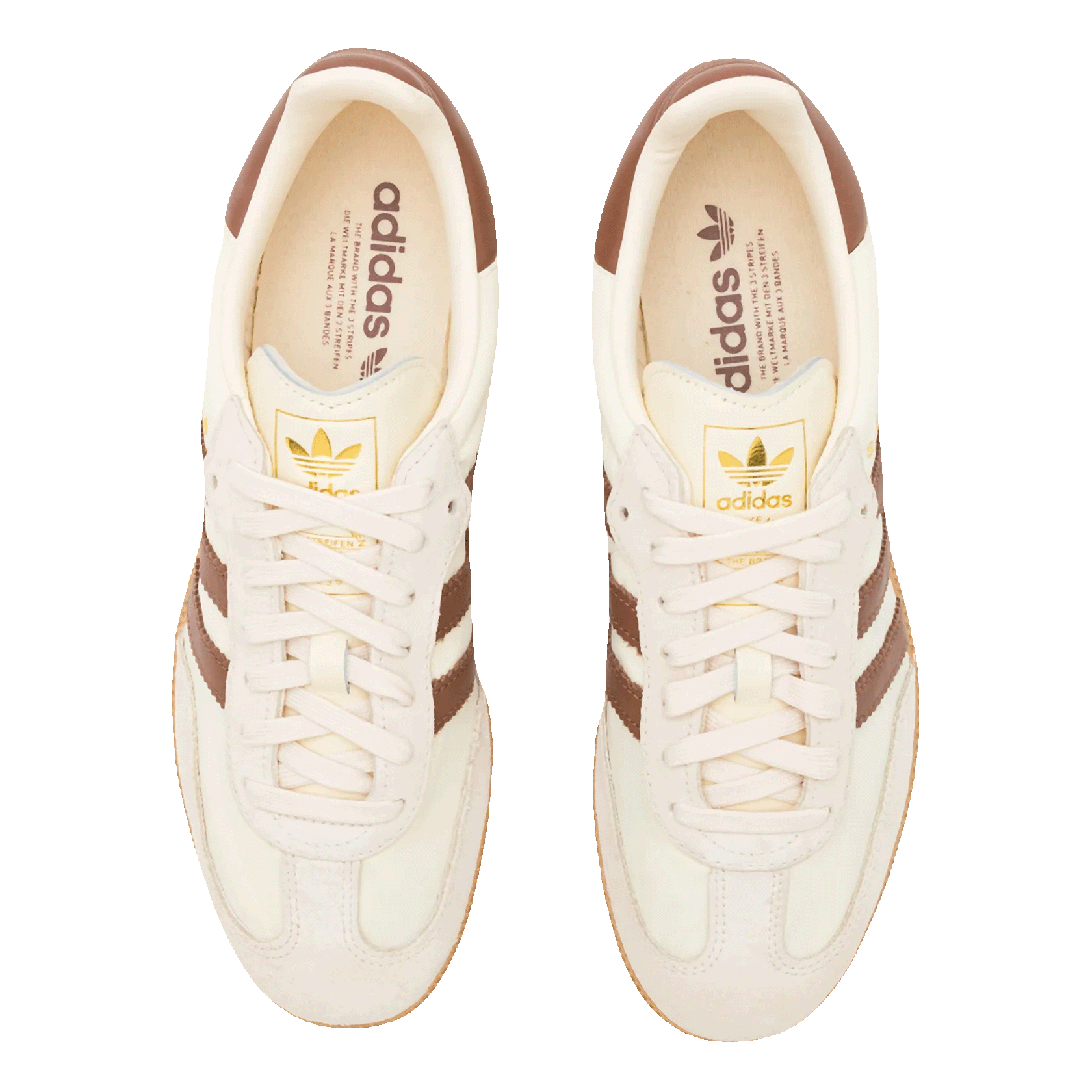 adidas Samba OG Cream White Preloved Brown Oben