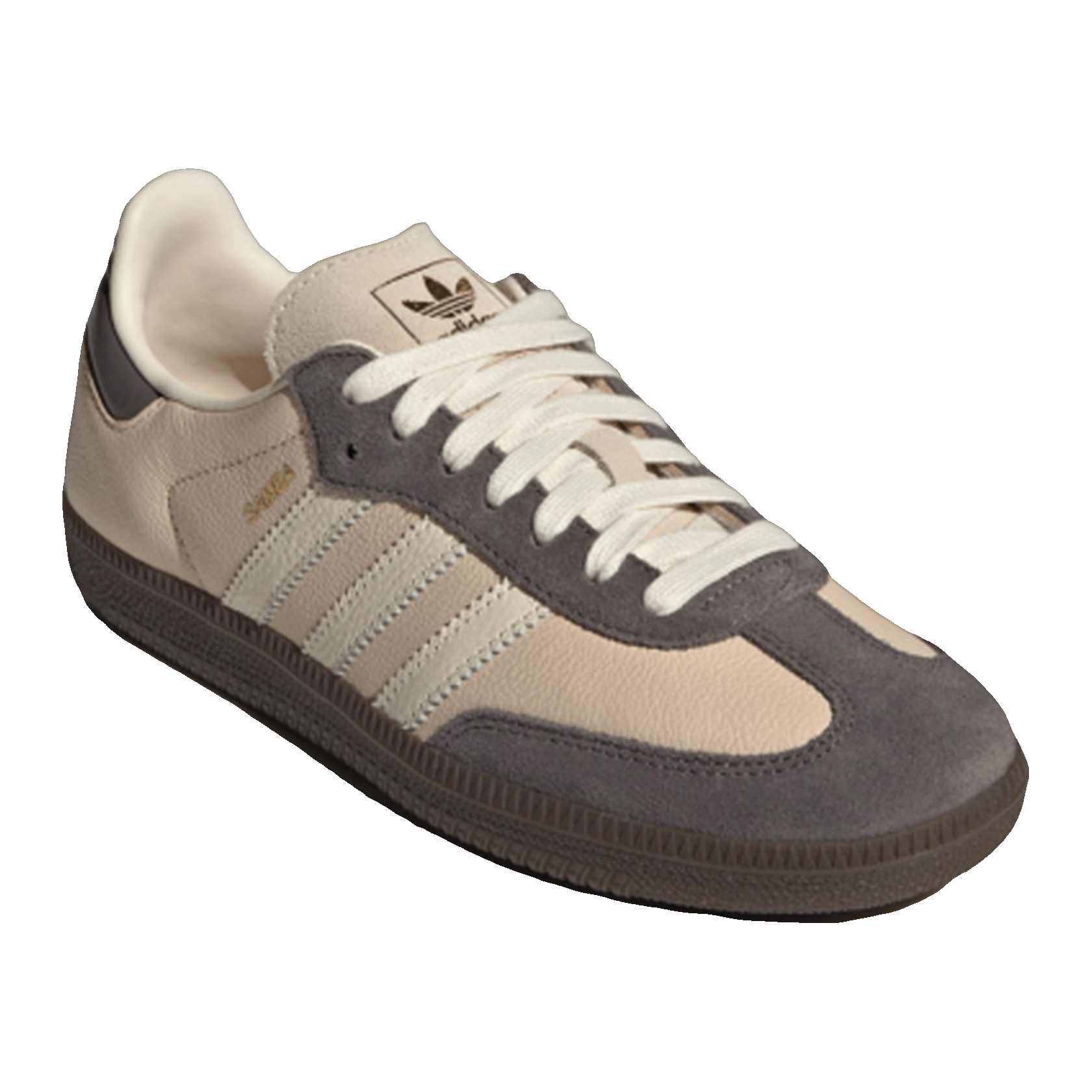 adidas Samba OG Crystal Sand Charcoal (W) Side JI4210