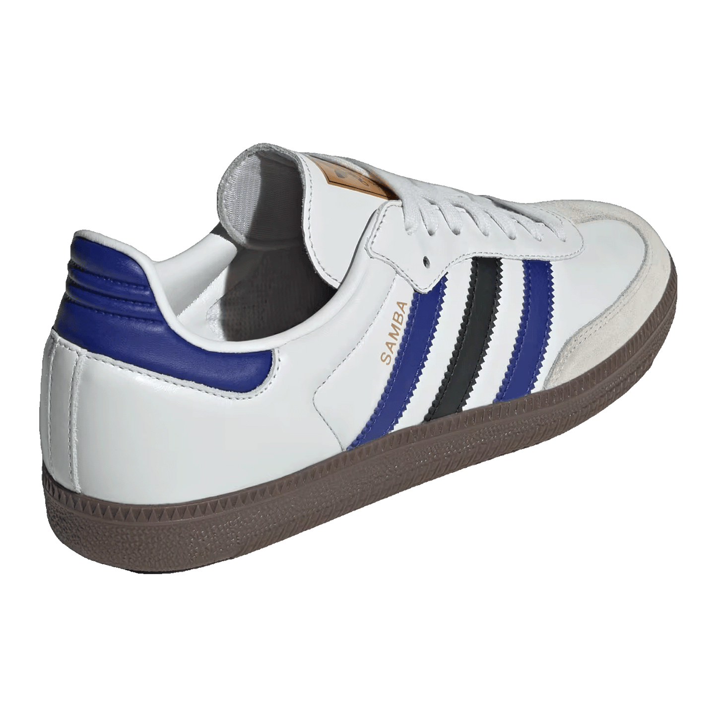 adidas Samba OG Crystal White Active Blue Black Back ID1381