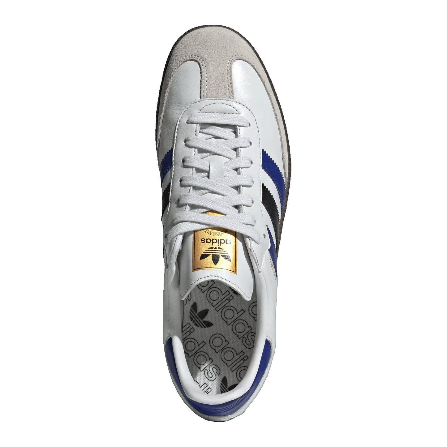 adidas Samba OG Crystal White Active Blue Black Oben ID1381