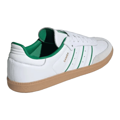 adidas Samba OG Crystal White Green Back JI2044