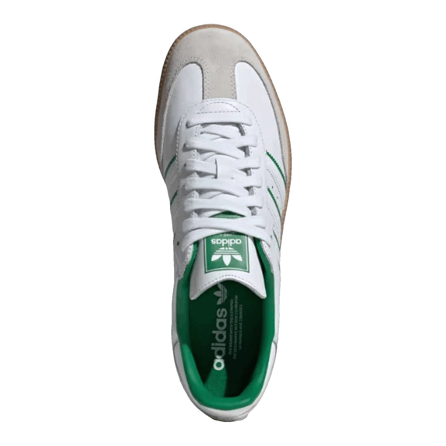 adidas Samba OG Crystal White Green Oben JI2044