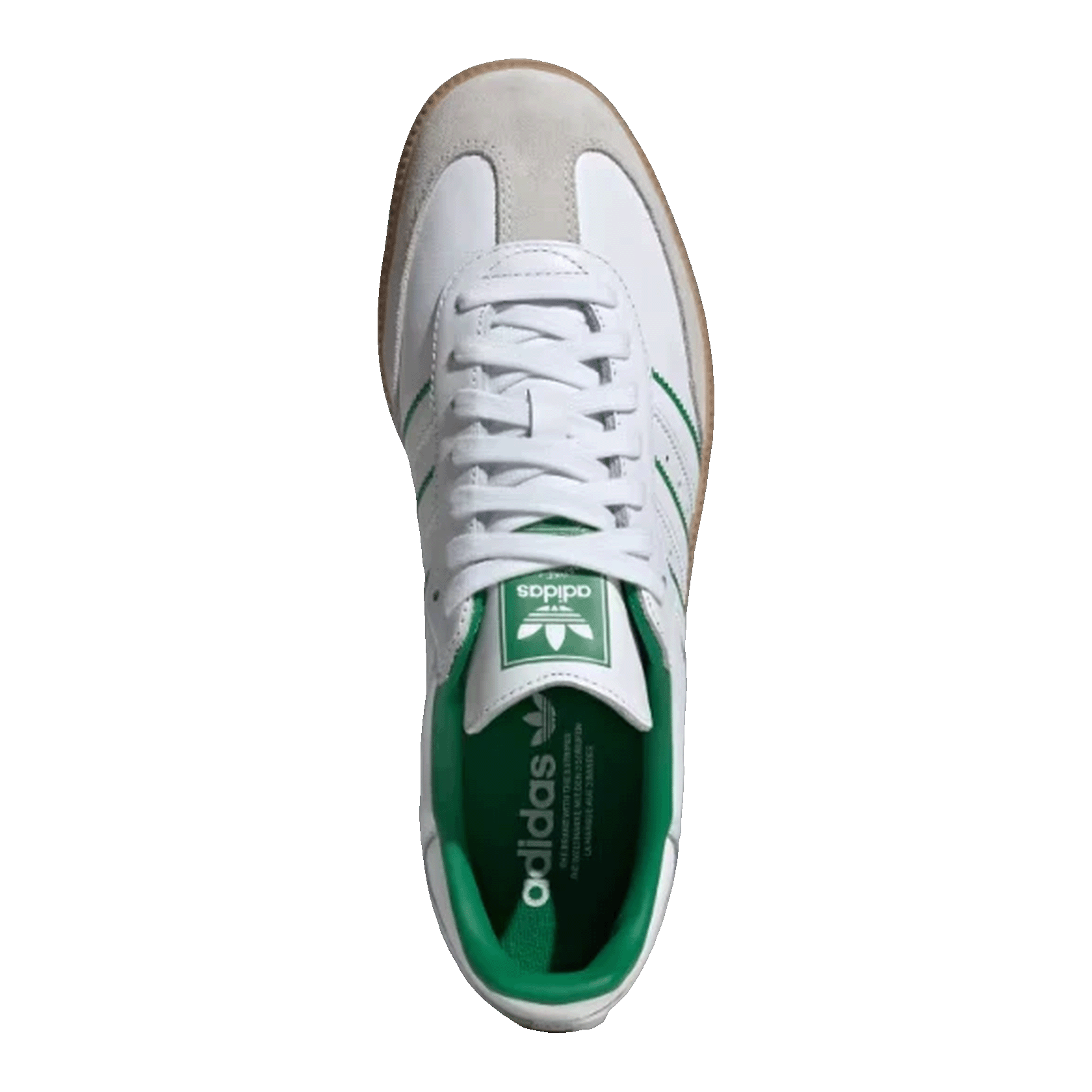 adidas Samba OG Crystal White Green Oben JI2044