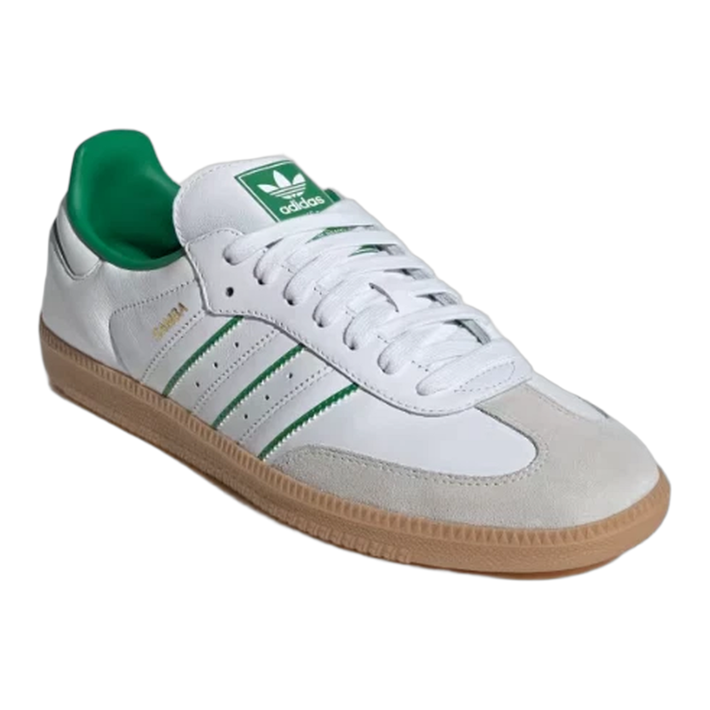 adidas Samba OG Crystal White Green Side JI2044