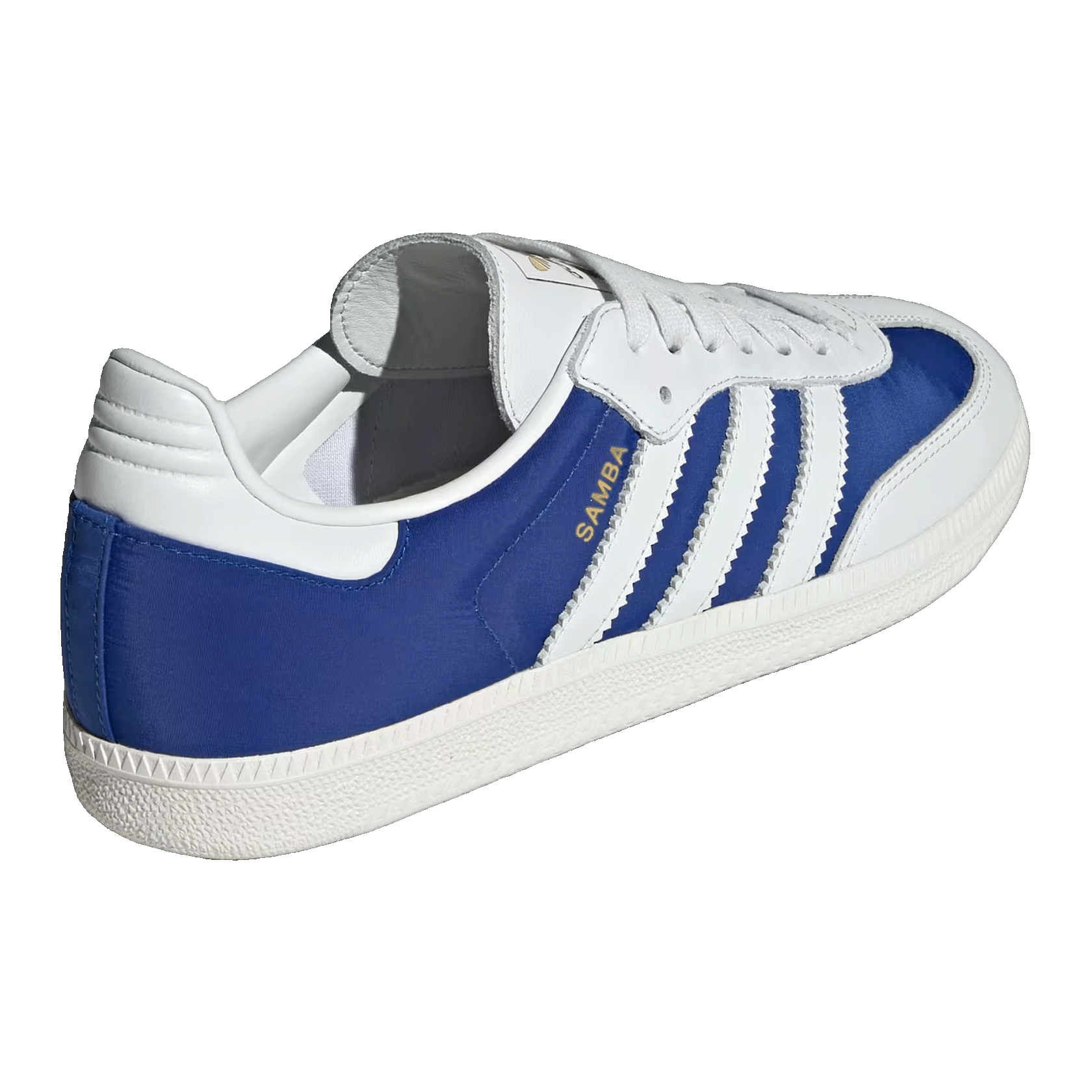 adidas Samba OG Crystal White Royal Blue Back JI3203