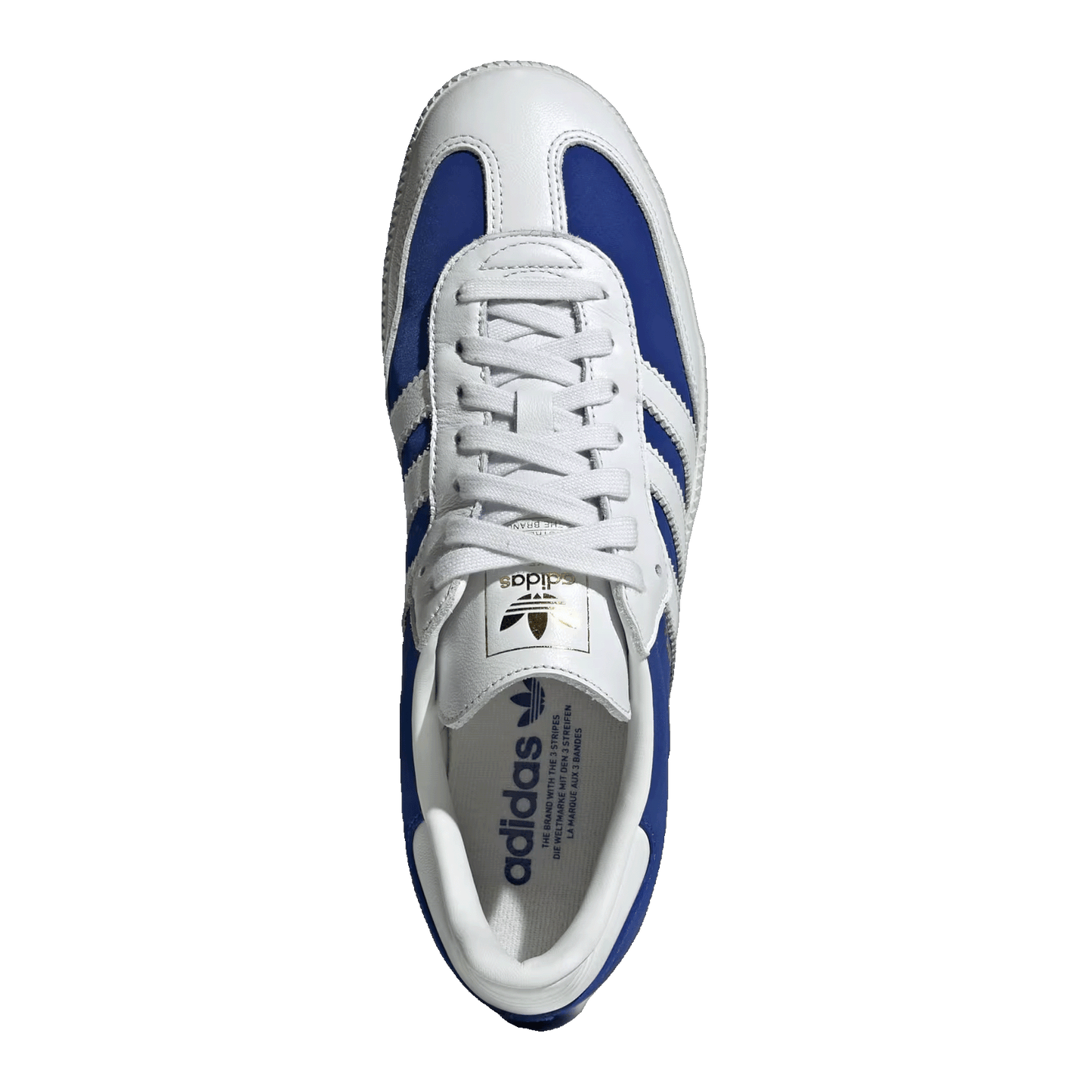 adidas Samba OG Crystal White Royal Blue Oben JI3203