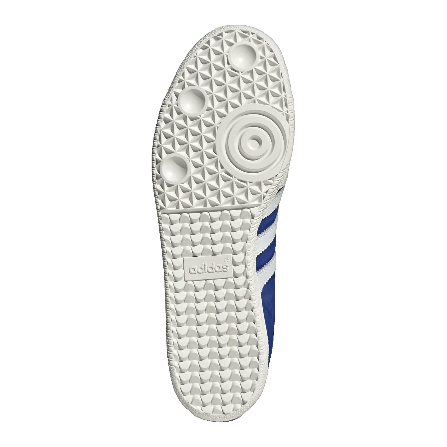 adidas Samba OG Crystal White Royal Blue Sohle JI3203