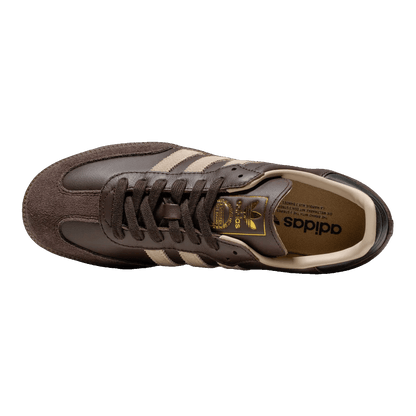 adidas Samba OG Dark Brown Beige Gum Oben JI0217