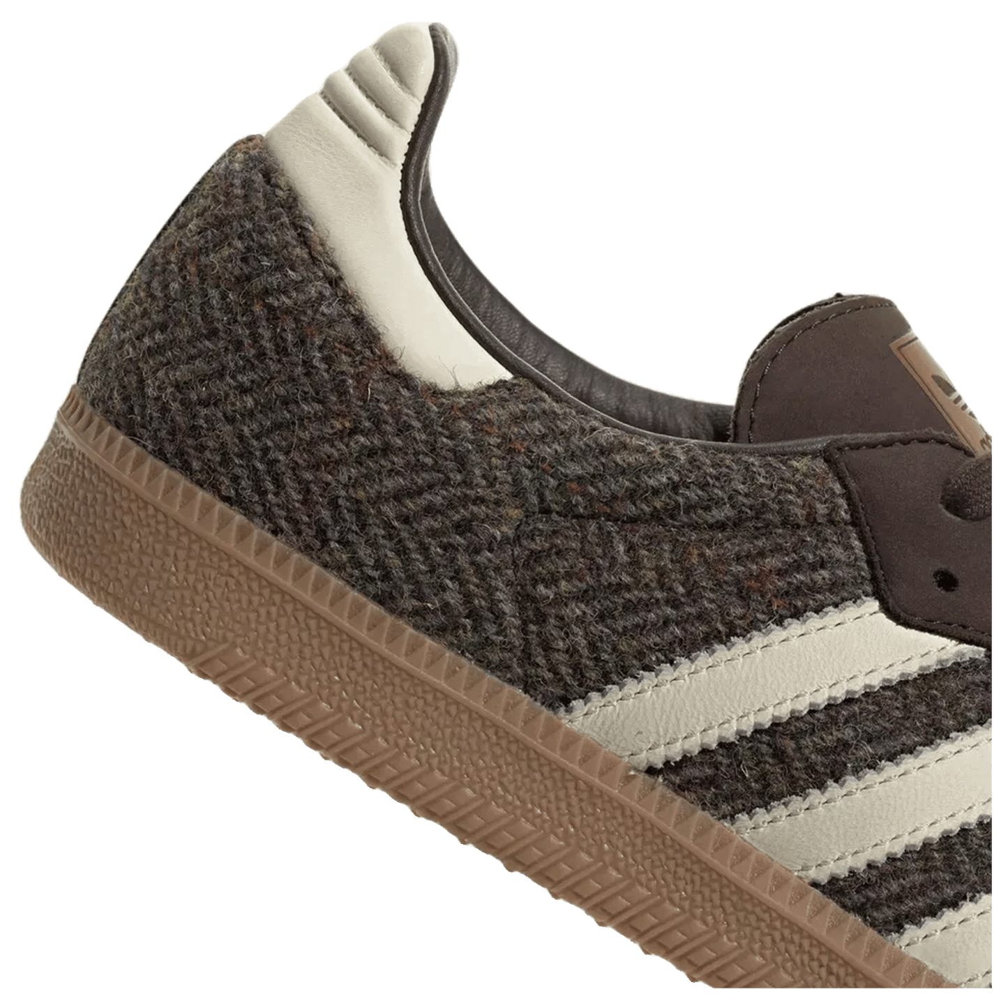 adidas Samba OG Dark Brown Tweed Back 2