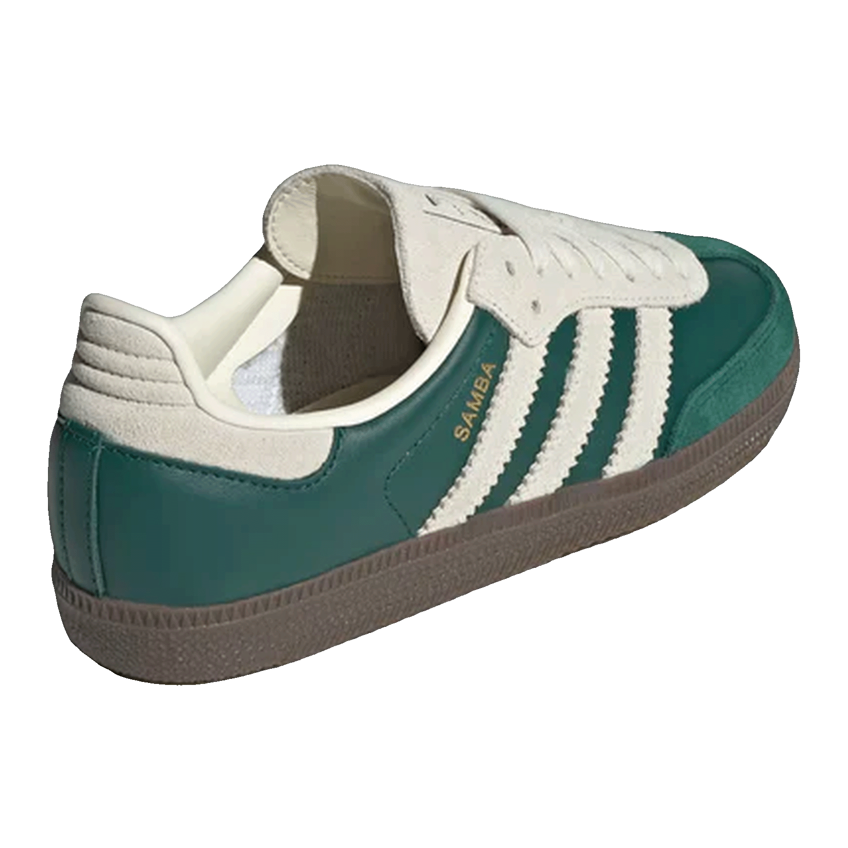 adidas Samba OG Dark Green Beige (GS) Back JH7862