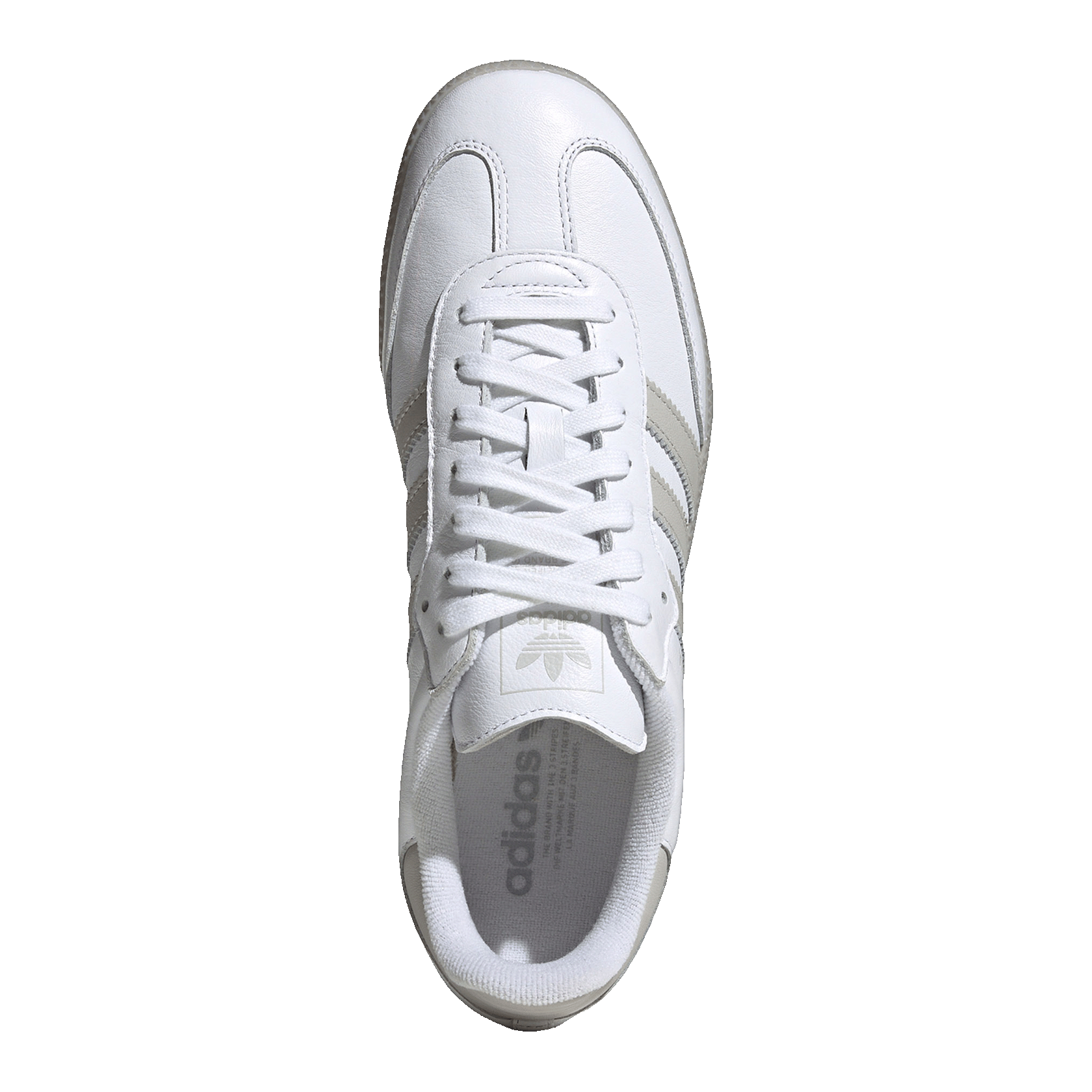 adidas Samba OG Footwear White Grey Oben JI3206