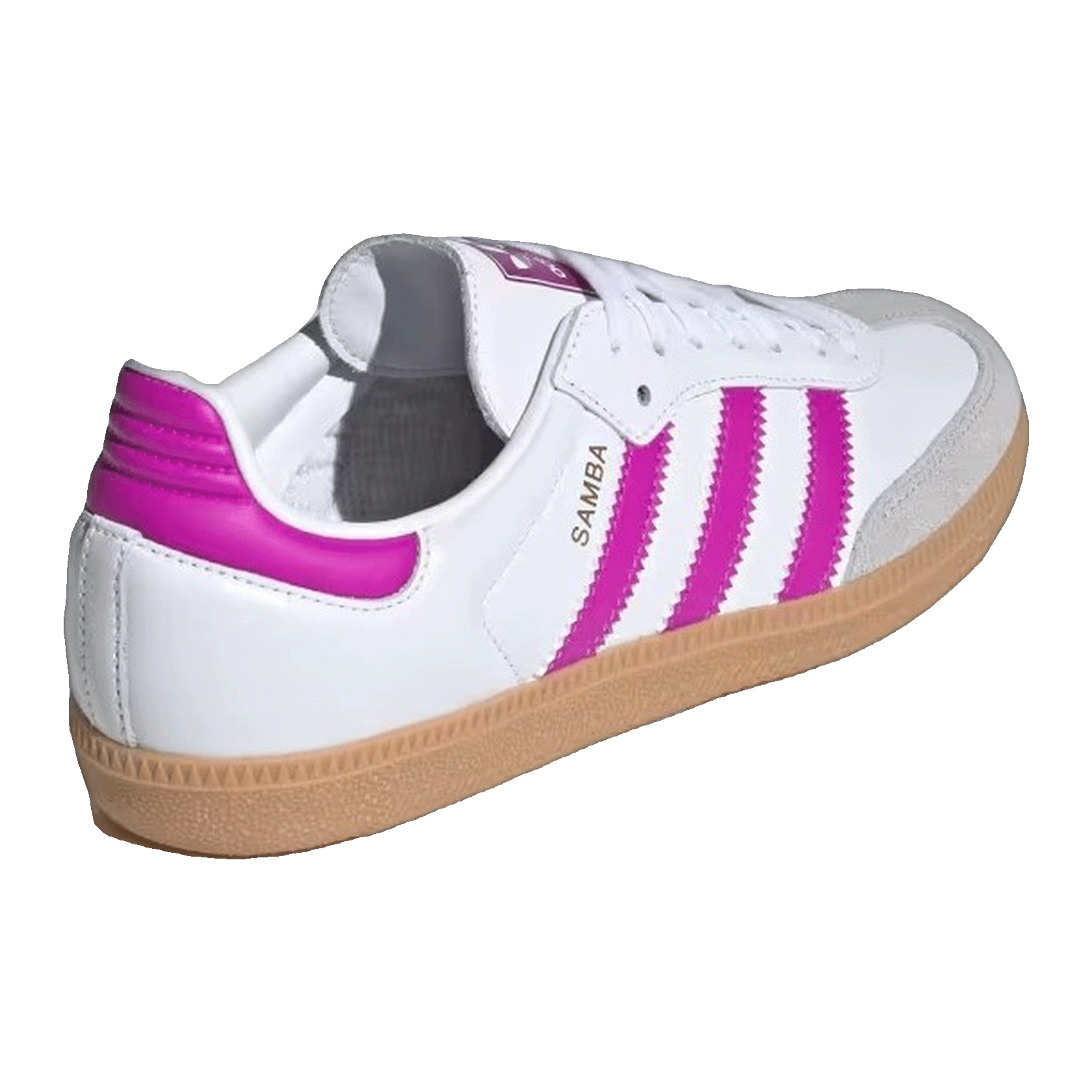 adidas Samba OG Footwear White Purple (Kids) Back IH2873