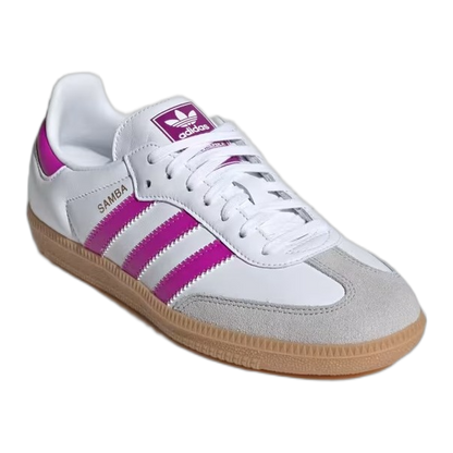 adidas Samba OG Footwear White Purple (Kids) Side IH2873