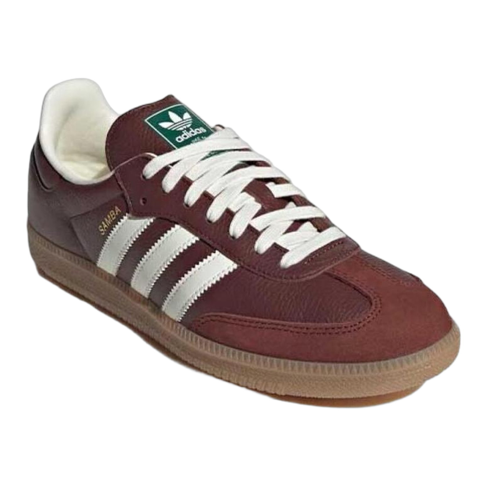adidas Samba OG Fox Brown Off White Gum Side JR0892