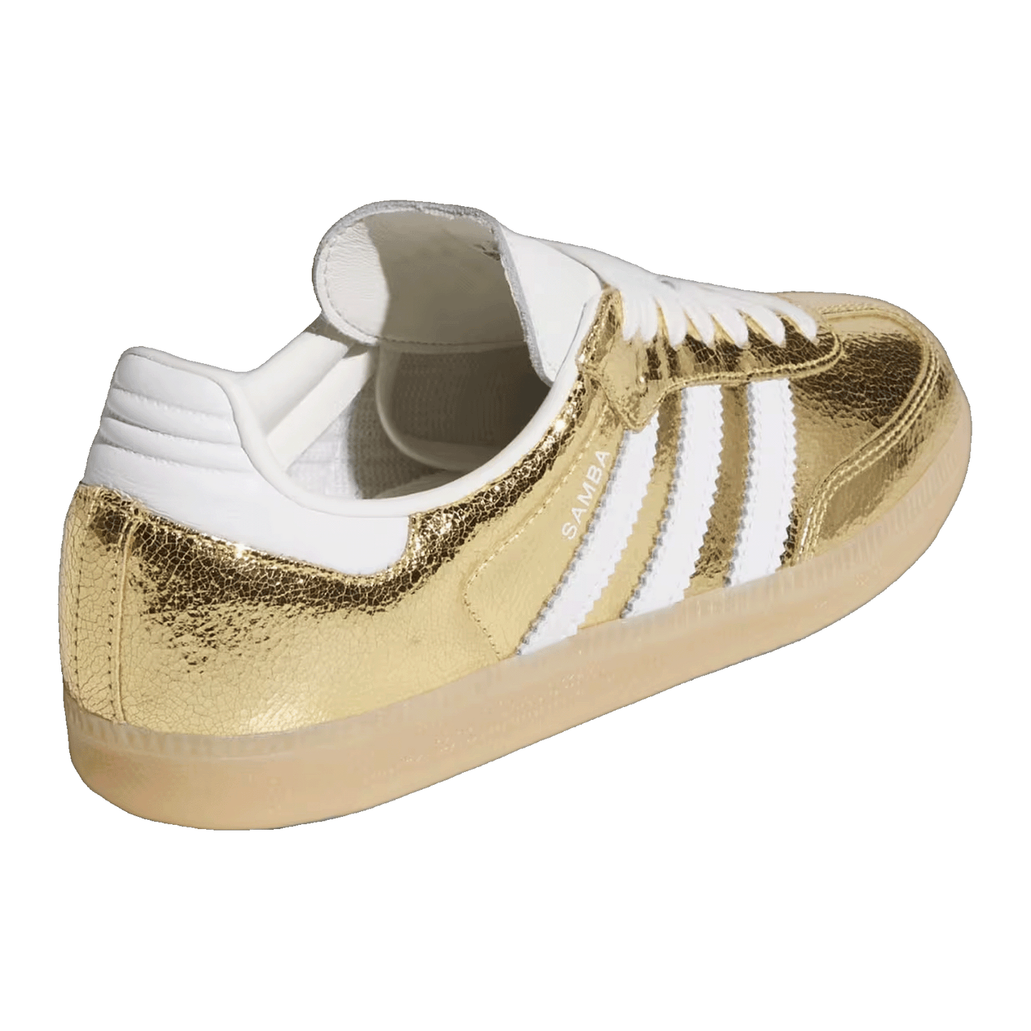 adidas Samba OG Gold Metallic Cracked Leather (W) Back