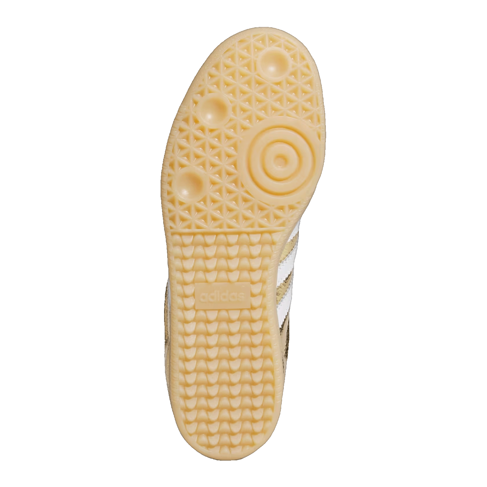 adidas Samba OG Gold Metallic Cracked Leather (W) Sohle